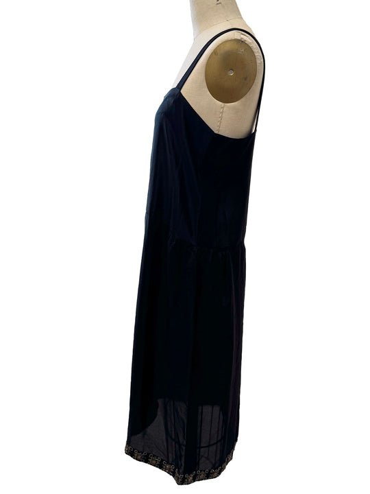 1920's Beaded Fringe Evening Sheath - Burning Torch Online Boutique