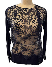 1920's Mixed Lace Tunic - Burning Torch Online Boutique