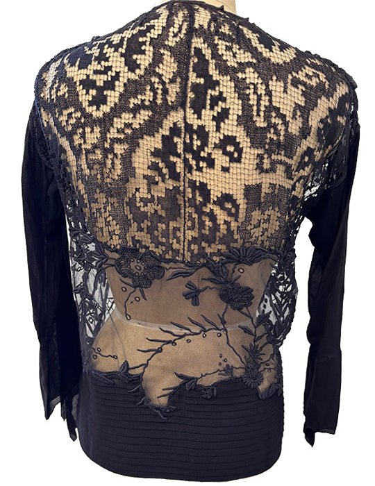 1920's Mixed Lace Tunic - Burning Torch Online Boutique