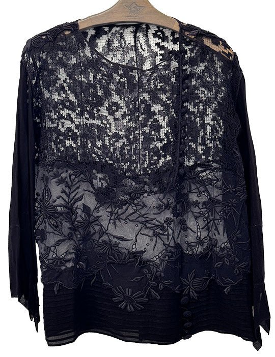 1920's Mixed Lace Tunic - Burning Torch Online Boutique