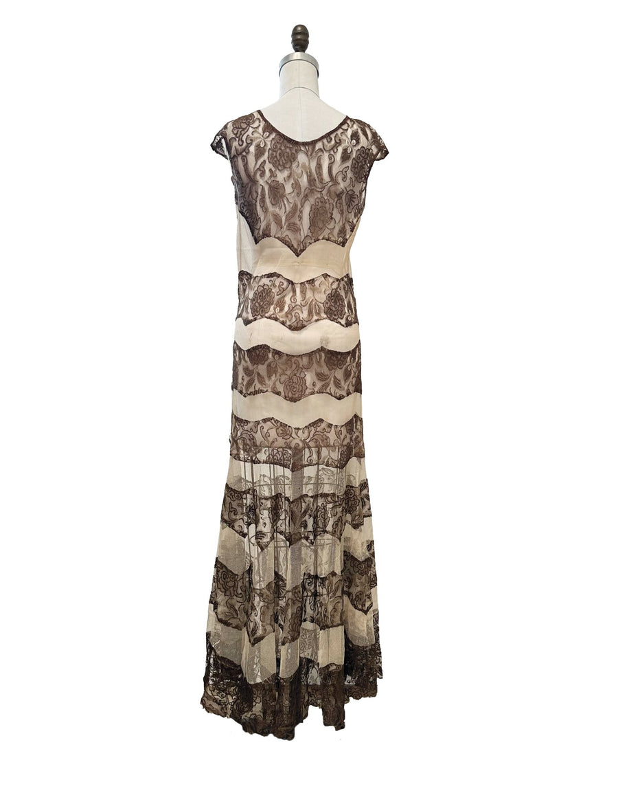 1930's Lace Dress - Burning Torch Online Boutique