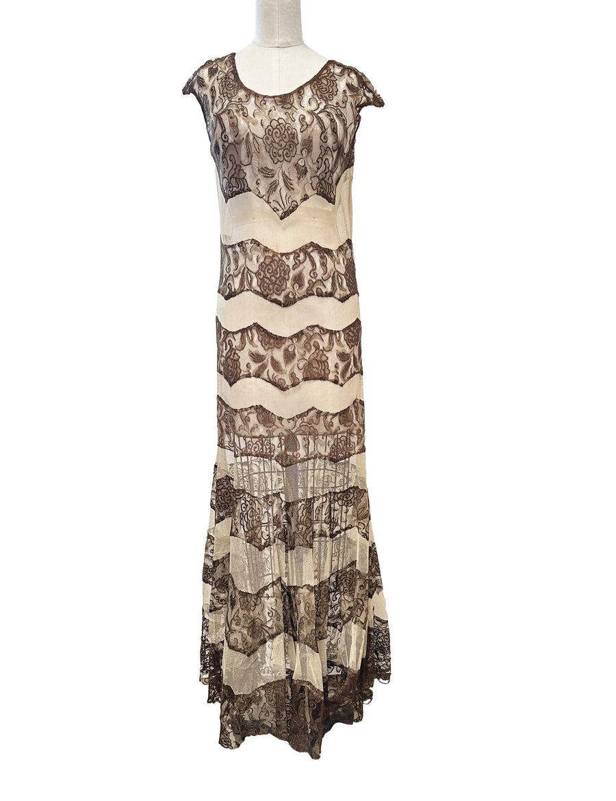 1930's Lace Dress - Burning Torch Online Boutique