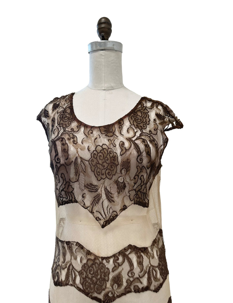 1930's Lace Dress - Burning Torch Online Boutique