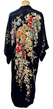 1940's HAND EMBROIDERED KIMONO - Burning Torch Online Boutique