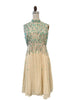 1960's Chiffon Beaded Dress - Burning Torch Online Boutique