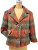 60's MOHAIR BOXY CAR COAT - Burning Torch Online Boutique