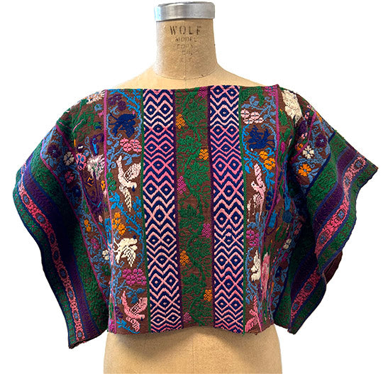 GUATEMALAN CROPPED PANCHO