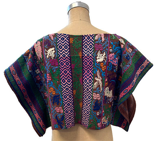 GUATEMALAN CROPPED PANCHO