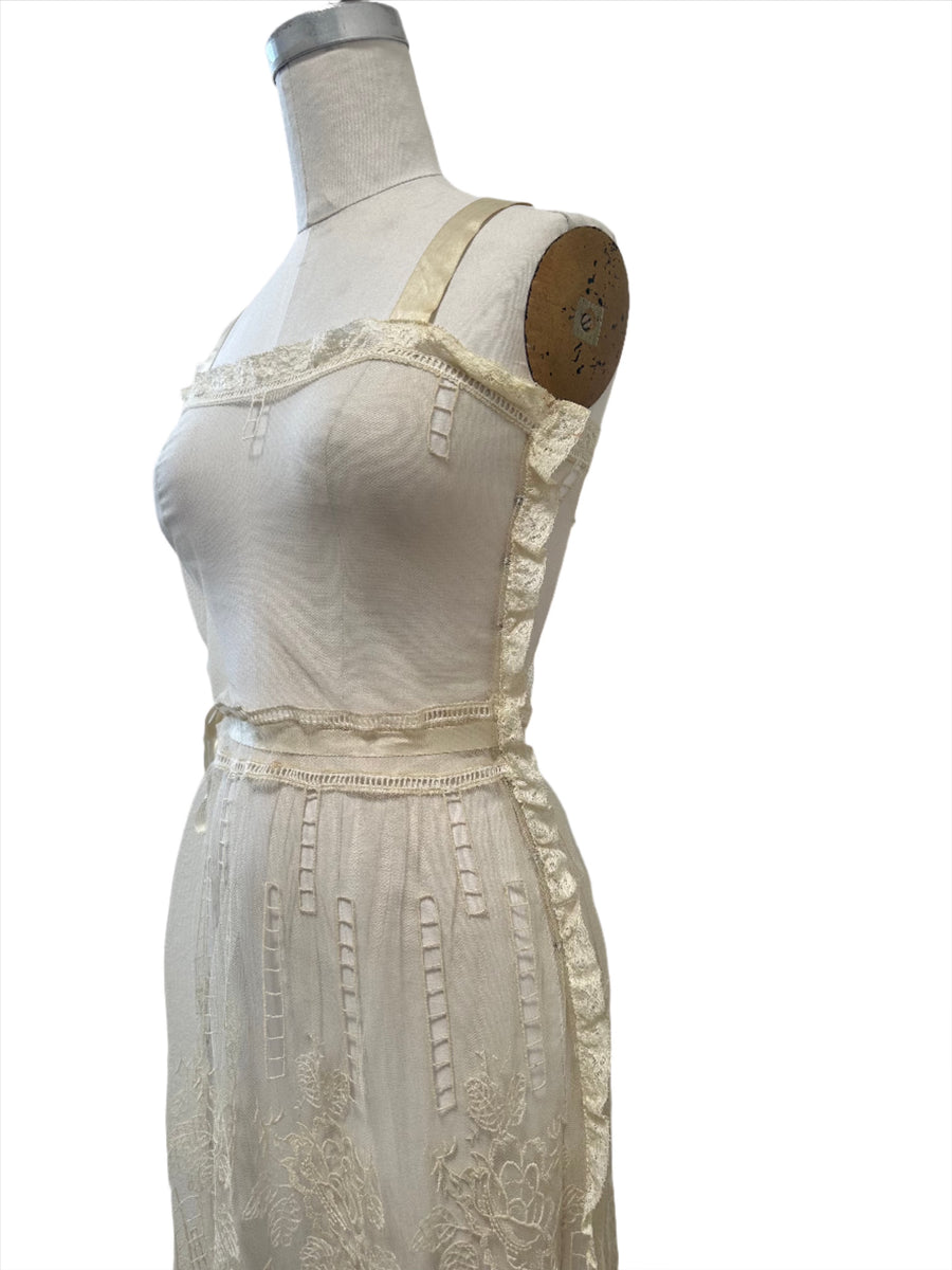 1930's Mesh Slip Dress