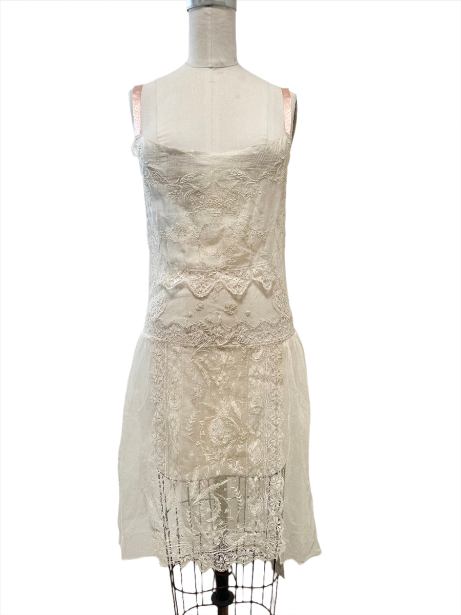 Vintage Lace Slip Dress