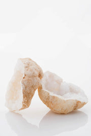 Crystal Quartz Geode - Burning Torch Online Boutique