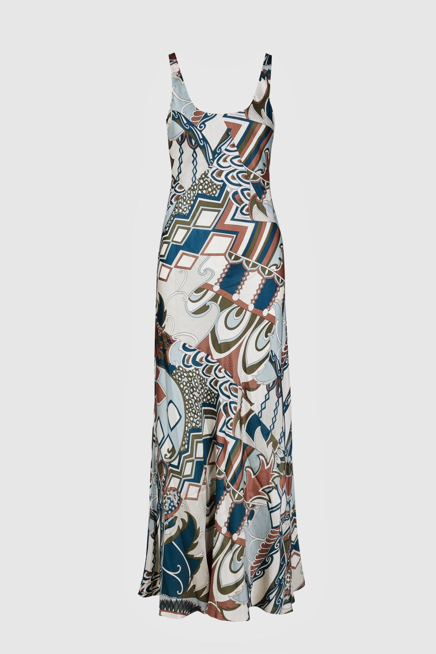 DAHLIA BIAS MAXI DRESS, MULTI - Burning Torch Online Boutique