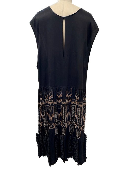 Deco Dress with Bustle back - Burning Torch Online Boutique