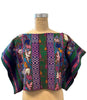 GUATEMALAN CROPPED PANCHO - Burning Torch Online Boutique