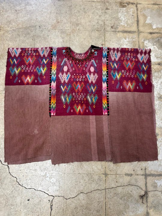 GUATEMALAN PANCHO 70's - Burning Torch Online Boutique