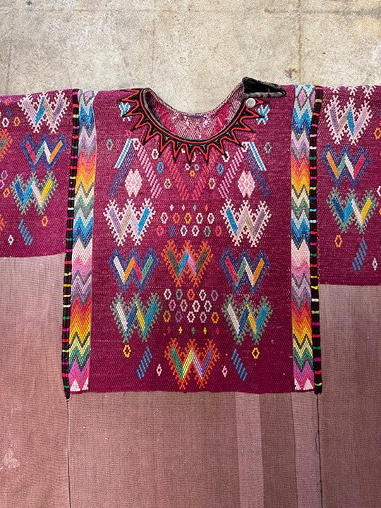 GUATEMALAN PANCHO 70's - Burning Torch Online Boutique