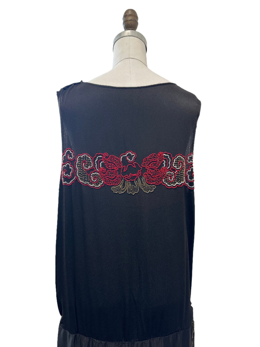 Sleeveless Beaded Dress - Burning Torch Online Boutique