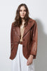 VINTAGE BROWN LEATHER JACKET - Burning Torch Online Boutique