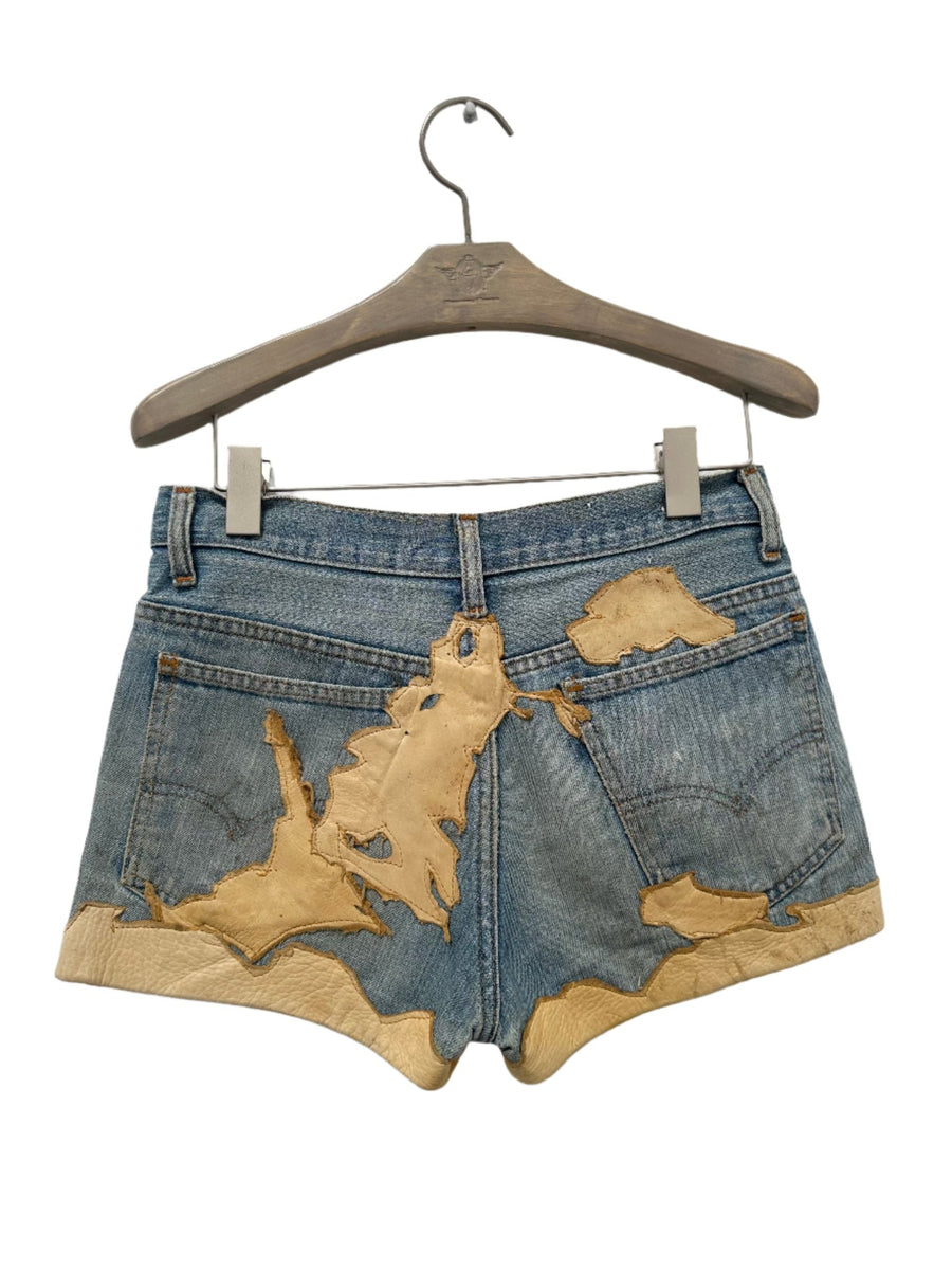 Vintage Denim Shorts - Burning Torch Online Boutique