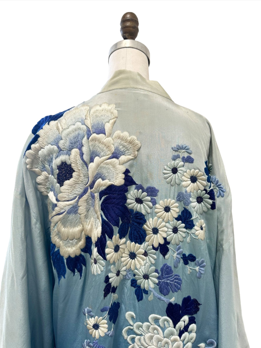 Vintage Embroidered Kimono - Burning Torch Online Boutique