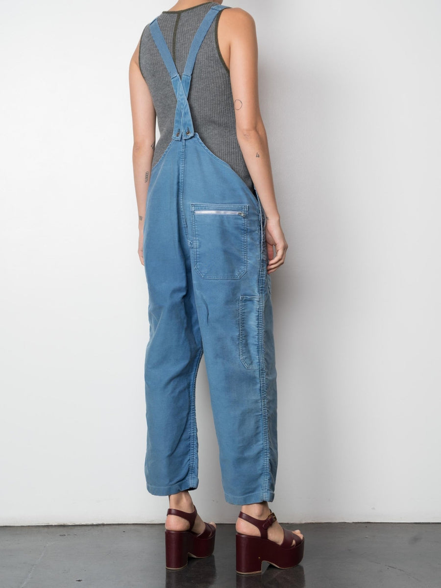 Vintage Overalls With Single Zip on Bib - Burning Torch Online Boutique