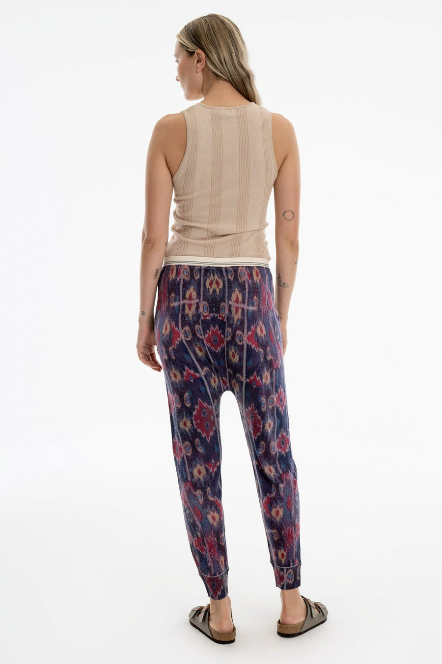 TATE PRINTED CASHMERE JOGGER, IKAT – Burning Torch Online Boutique