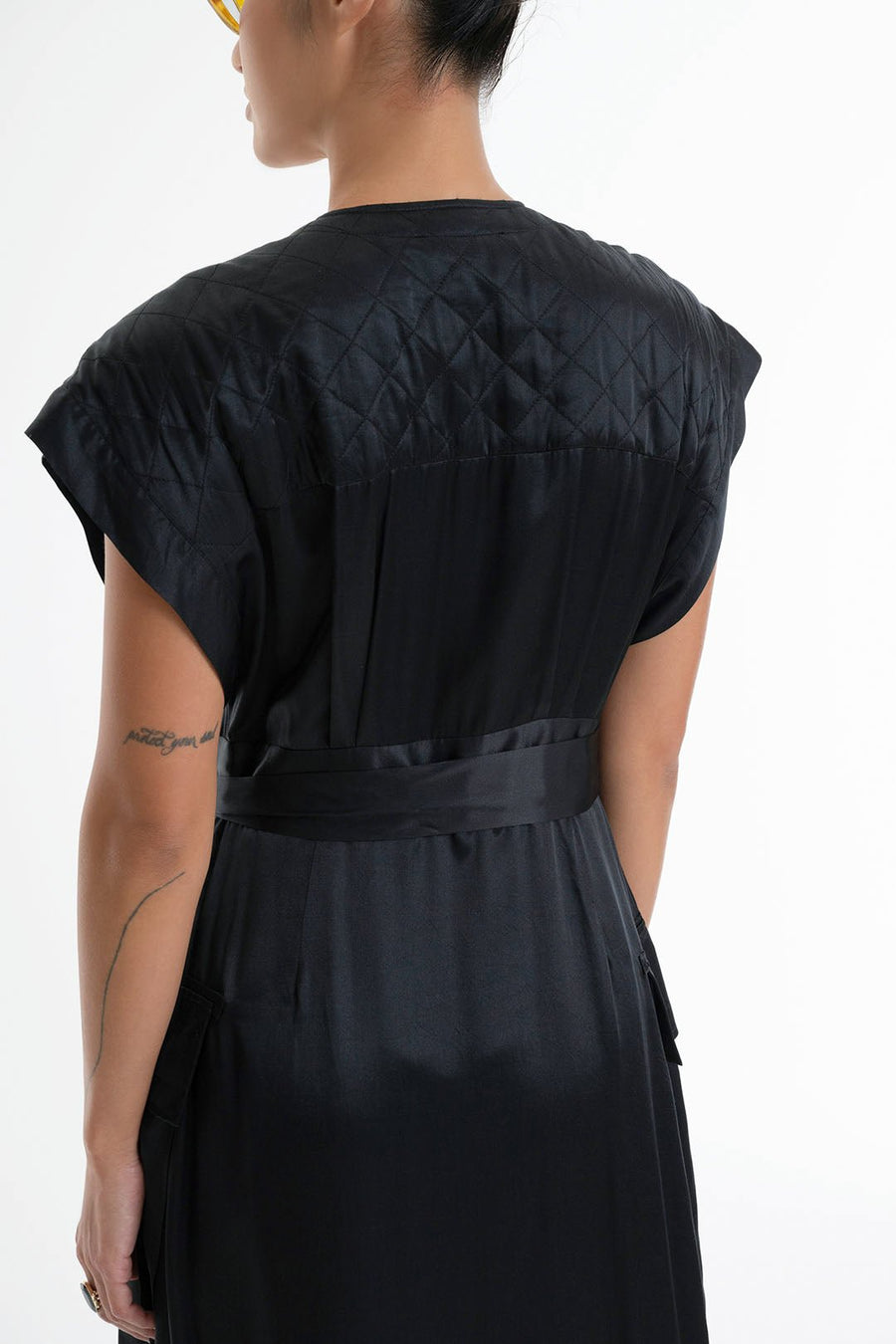 VALENTINE WRAP DRESS, MIDNIGHT - Burning Torch Online Boutique